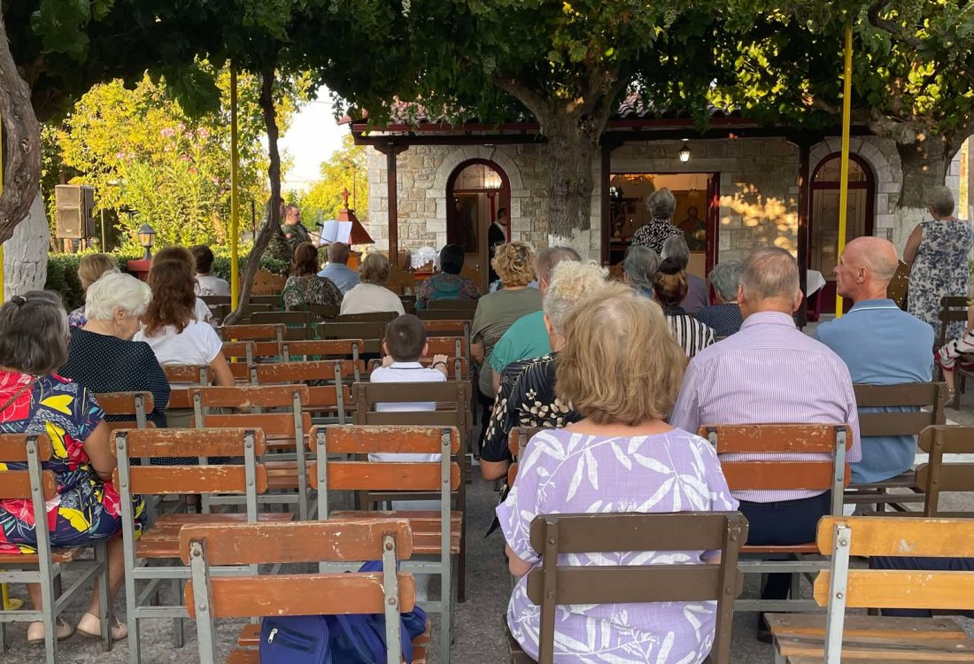 5. Artemis SKREPETI, fête patronale de Sainte-Marina, église de la caserne militaire de Gytheion, juillet 2024©.