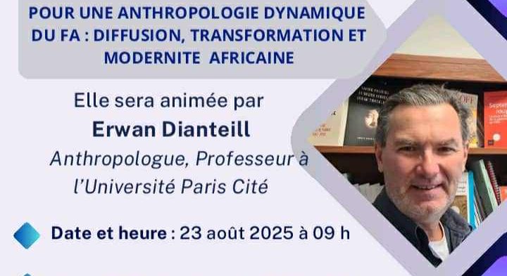 Conférence de la Société Béninoise de Philosophie (SO.BE.PHIE) animée par Erwan Dianteill